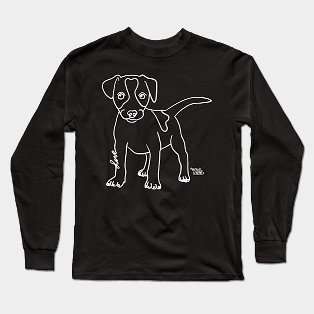 Fox Terrier - Love Animals Long Sleeve T-Shirt by Aurealis